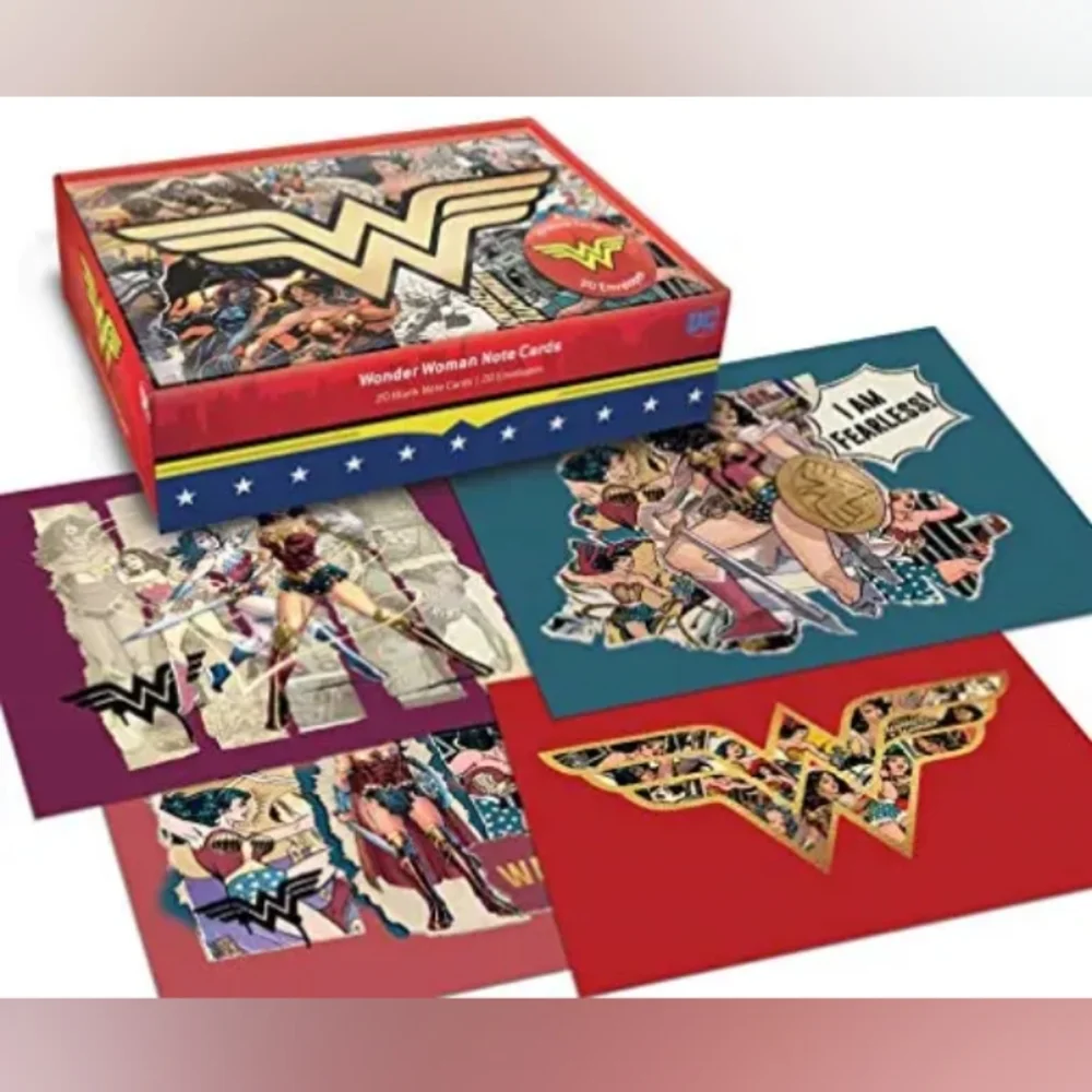 Wonderwoman Note Cards and Pen Set